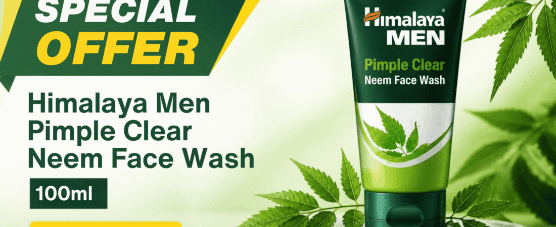 Deal Alert: Himalaya Men Pimple Clear Neem Face Wash (100ml)
